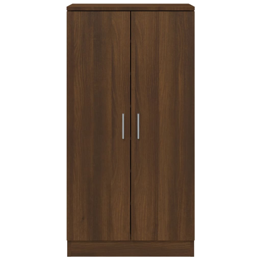 Skoskap Brun Eik 55X35X108 Cm Konstruert Tre