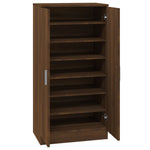 Skoskap Brun Eik 55X35X108 Cm Konstruert Tre