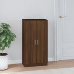 Skoskap Brun Eik 55X35X108 Cm Konstruert Tre