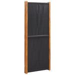 Romdeler 3 Paneler Svart 210X180 Cm