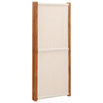 Romdeler 4 Paneler Kremhvit 280X180 Cm