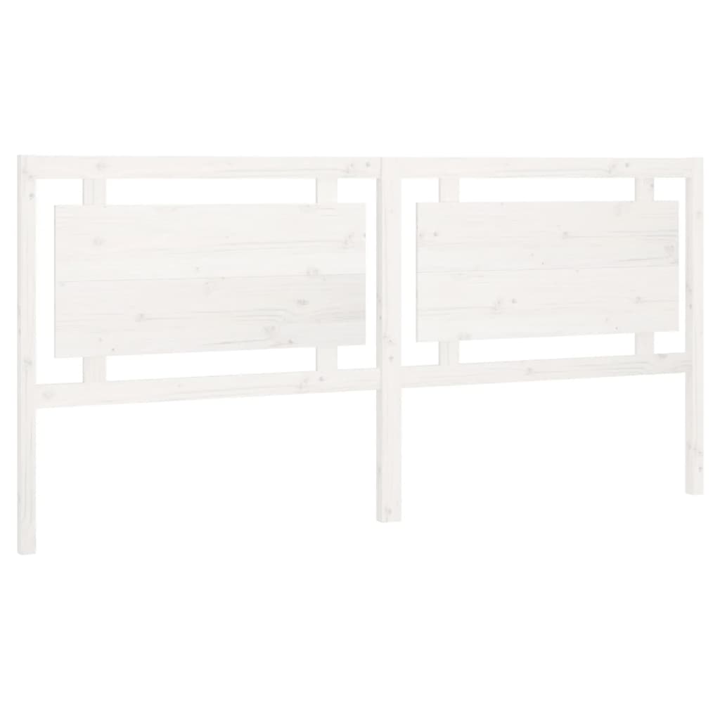 Sengegavl Hvit 205,5X4X100 Cm Heltre Furu