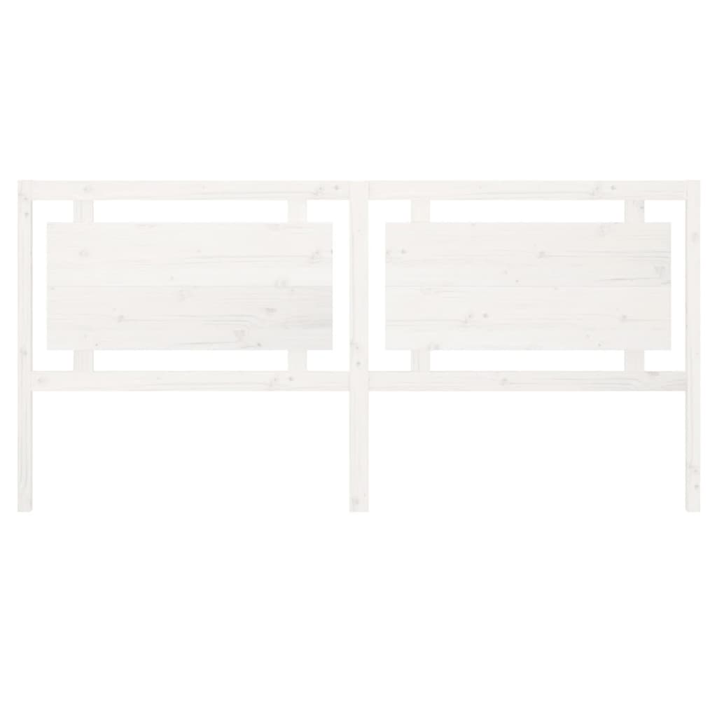 Sengegavl Hvit 205,5X4X100 Cm Heltre Furu