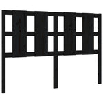 Sengegavl Svart 145,5X4X100 Cm Heltre Furu