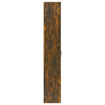 Kontorskap Røkt Eik 60X32X190 Cm Konstruert Tre