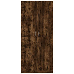 Garderobe Røkt Eik 90X52X200 Cm Konstruert Tre