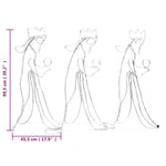 Hellige Tre Konger Julefigur Med 504 Lysdioder 99,5X45,5 Cm