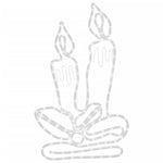 Levende Lys Julefigur Med 144 Lysdioder 70X42 Cm