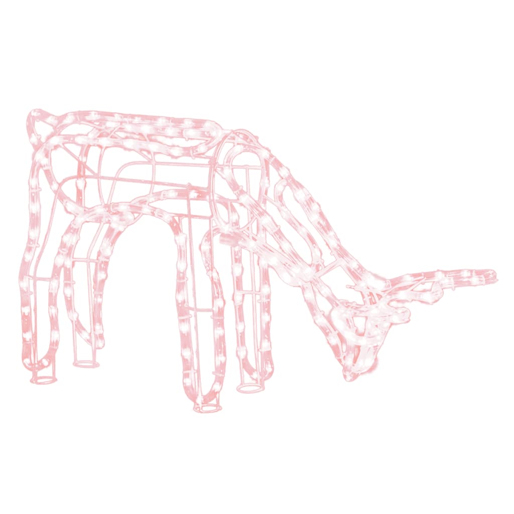 Julereinsdyrfigur Varmhvit 73X31X45 Cm