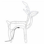 Julereinsdyrfigur Kaldhvit 76X42X87 Cm