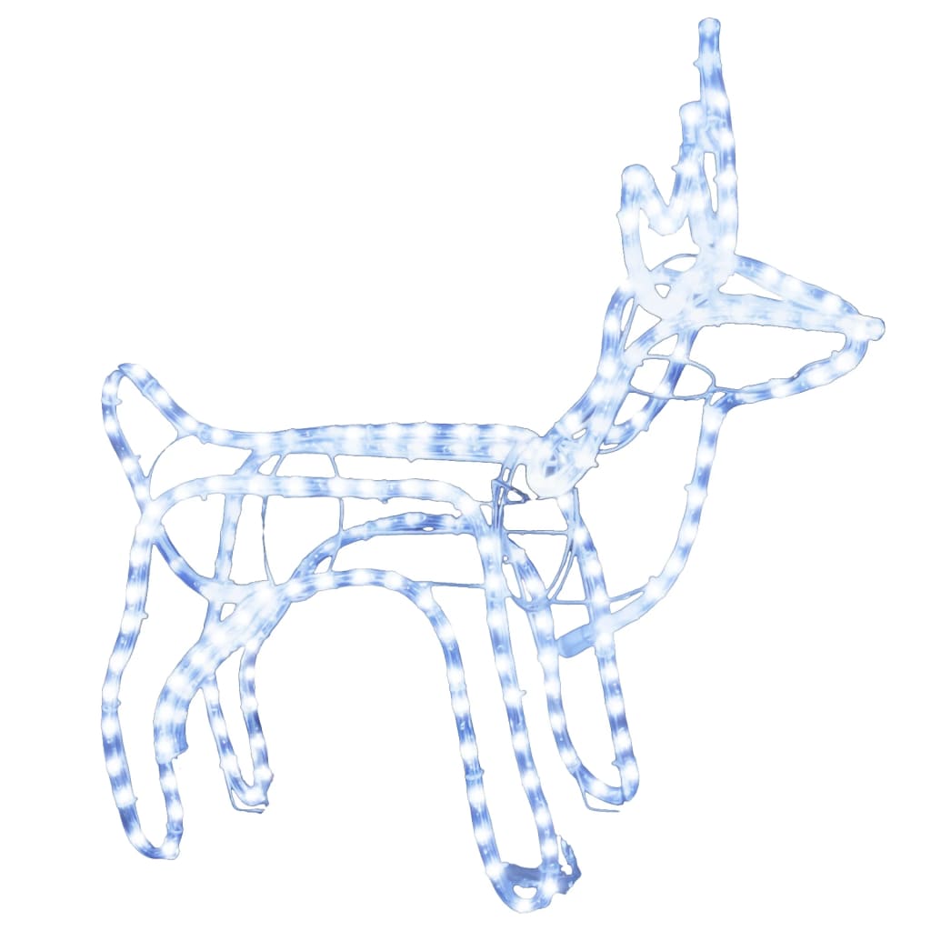 Julereinsdyrfigur Kaldhvit 60X30X60 Cm