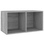 Oppbevaringsboks Lp Grå Sonoma 71X34X36 Cm Konstruert Tre