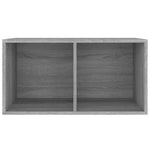 Oppbevaringsboks Lp Grå Sonoma 71X34X36 Cm Konstruert Tre