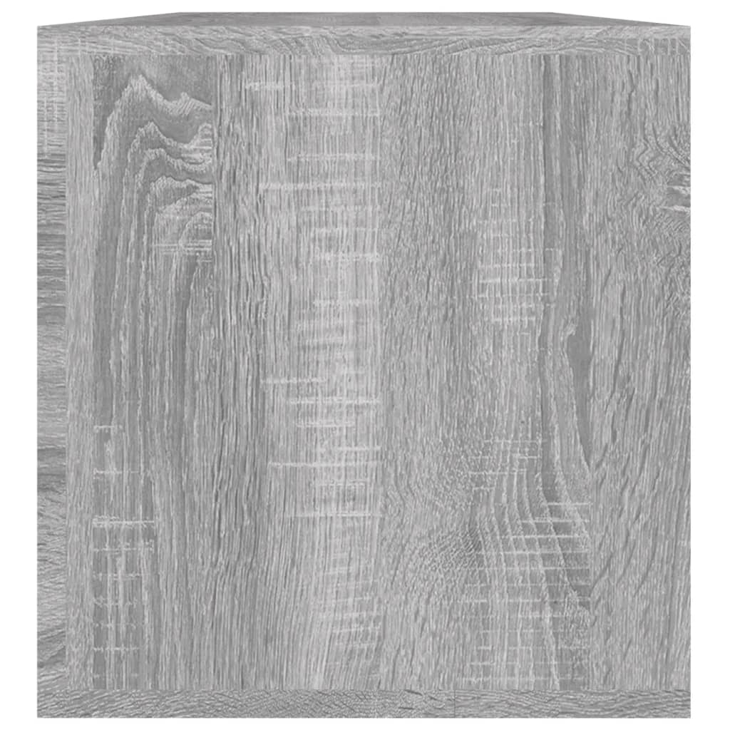 Oppbevaringsboks Lp Grå Sonoma 71X34X36 Cm Konstruert Tre