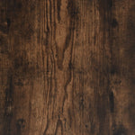 Vegghylle Røkt Eik 104X20X58,5 Cm Konstruert Tre