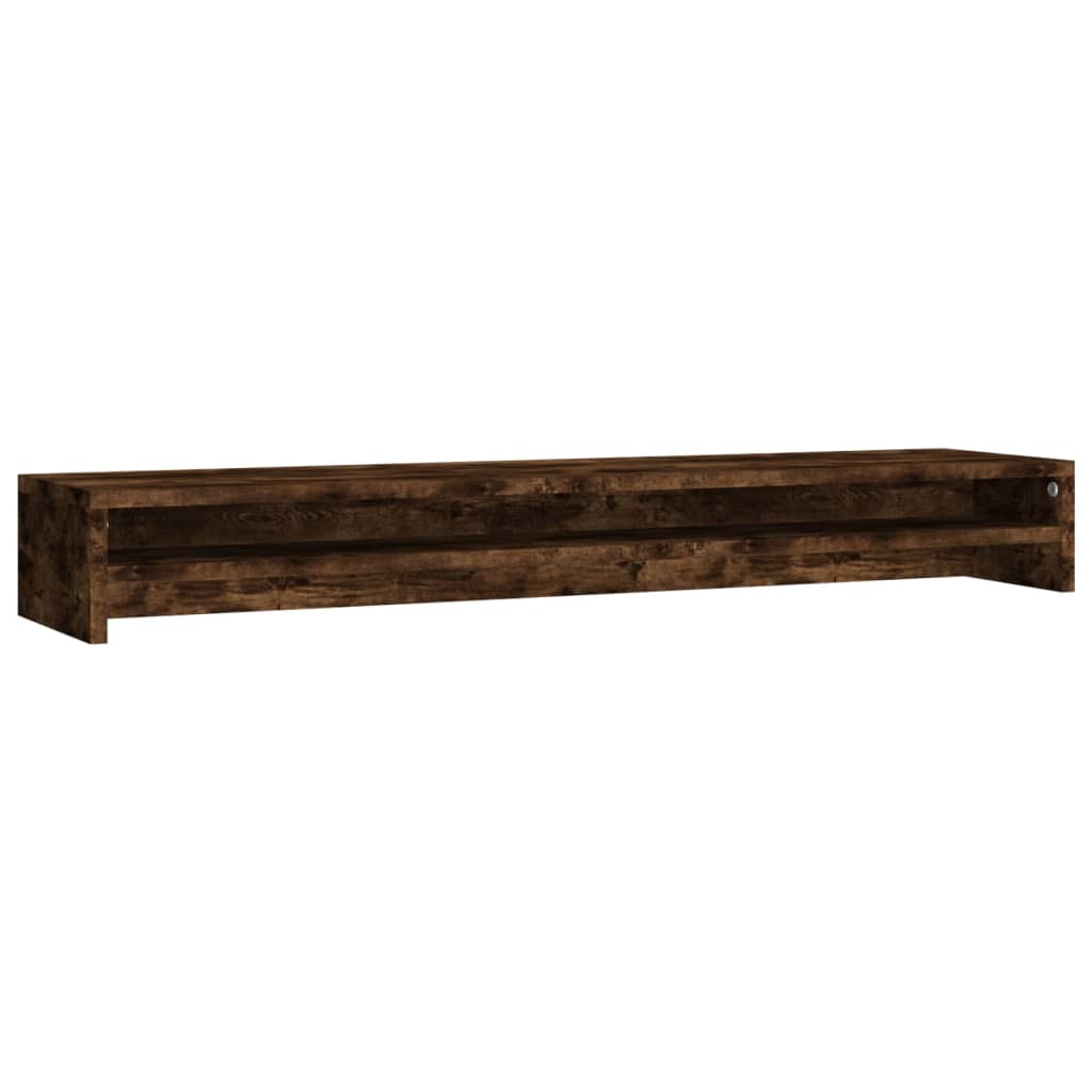 Skjermstativ Røkt Eik 100X24X13 Cm Konstruert Tre