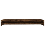 Skjermstativ Røkt Eik 100X24X13 Cm Konstruert Tre