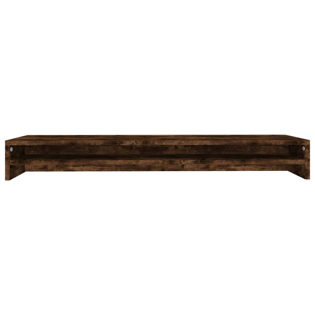 Skjermstativ Røkt Eik 100X24X13 Cm Konstruert Tre