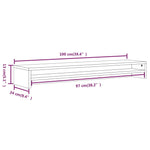 Skjermstativ Røkt Eik 100X24X13 Cm Konstruert Tre