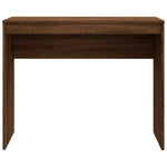Skrivebord Brun Eik 90X40X72 Cm Konstruert Tre