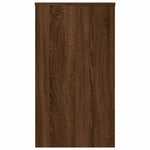 Skrivebord Brun Eik 90X40X72 Cm Konstruert Tre