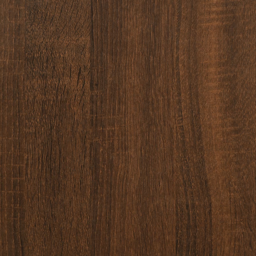 Skrivebord Brun Eik 90X40X72 Cm Konstruert Tre