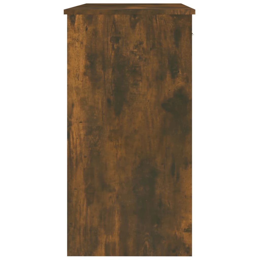 Skrivebord Røkt Eik 80X40X75 Cm Konstruert Tre