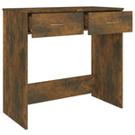 Skrivebord Røkt Eik 80X40X75 Cm Konstruert Tre