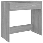 Skrivebord Grå Sonoma 80X40X75 Cm Konstruert Tre