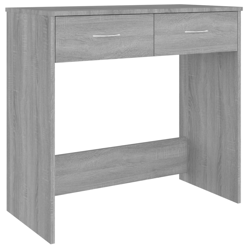 Skrivebord Grå Sonoma 80X40X75 Cm Konstruert Tre