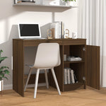 Skrivebord Brun Eik 100X50X76 Cm Konstruert Tre