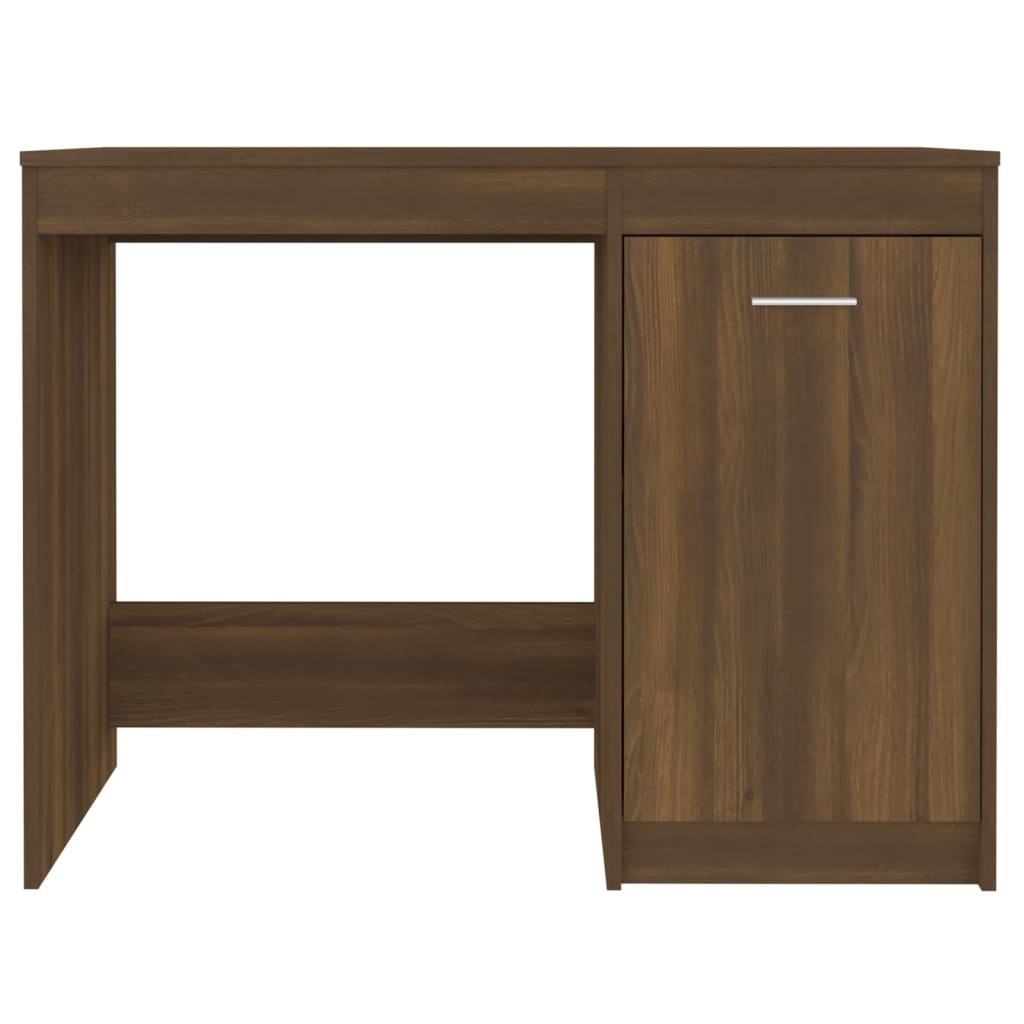 Skrivebord Brun Eik 100X50X76 Cm Konstruert Tre