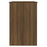 Skrivebord Brun Eik 100X50X76 Cm Konstruert Tre