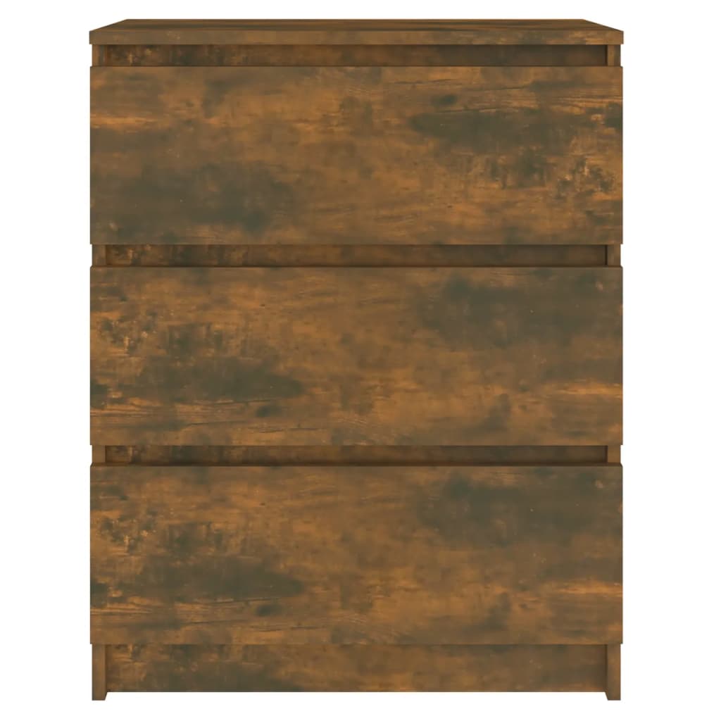 Skjenk Røkt Eik 60X35X76 Cm Konstruert Tre