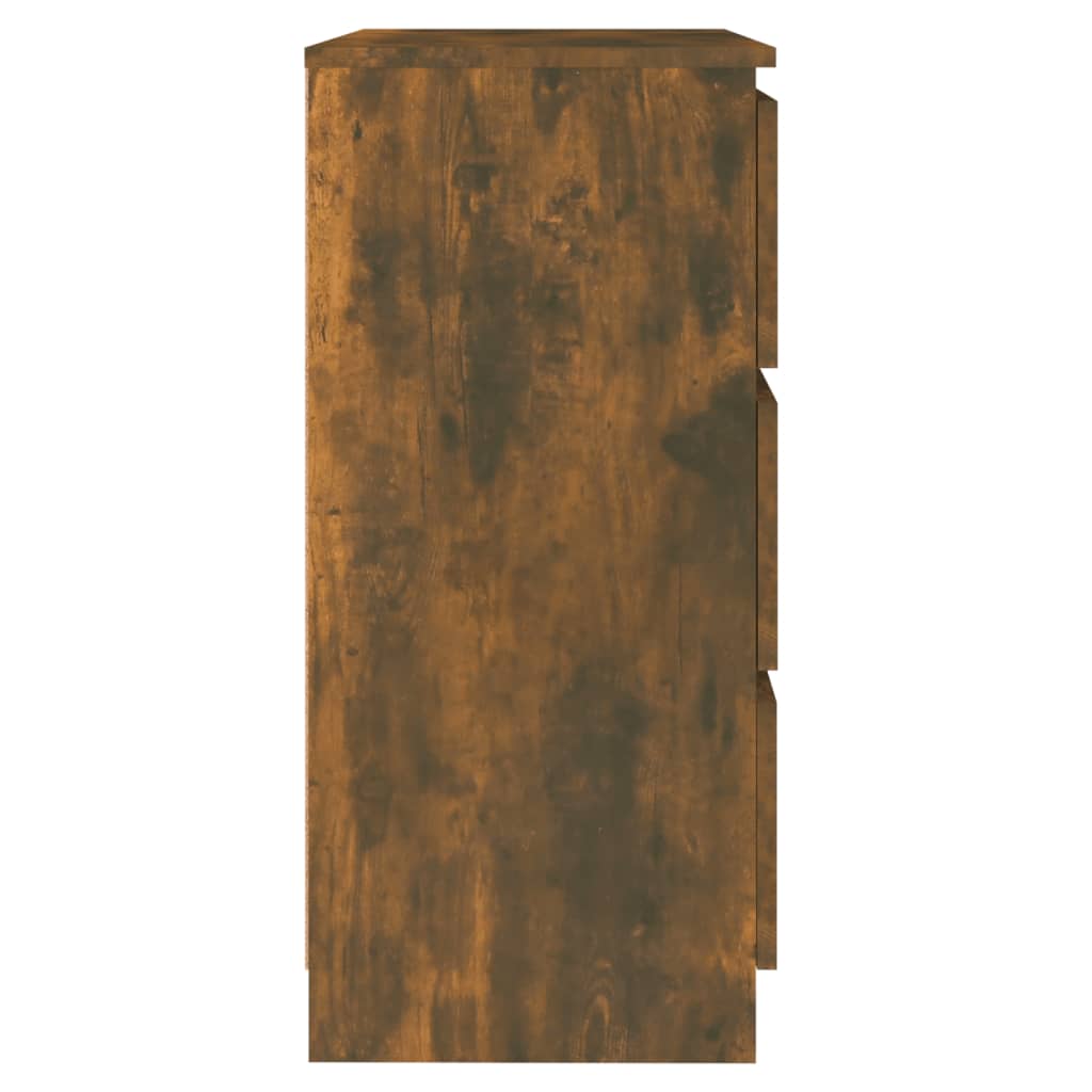 Skjenk Røkt Eik 60X35X76 Cm Konstruert Tre