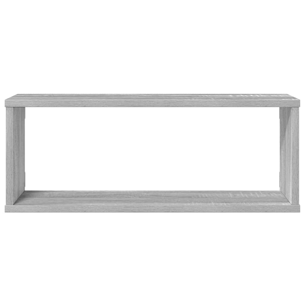 Vegghyller Kube 4 Stk Grå Sonoma 60X15X23 Cm Konstruert Tre
