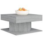Salongbord Grå Sonoma 57X57X30 Cm Konstruert Tre