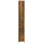 Baderomsskap Røkt Eik 25X26,5X170 Cm Konstruert Tre