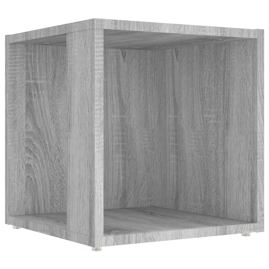 Sidebord Grå Sonoma 33X33X34,5 Cm Konstruert Tre