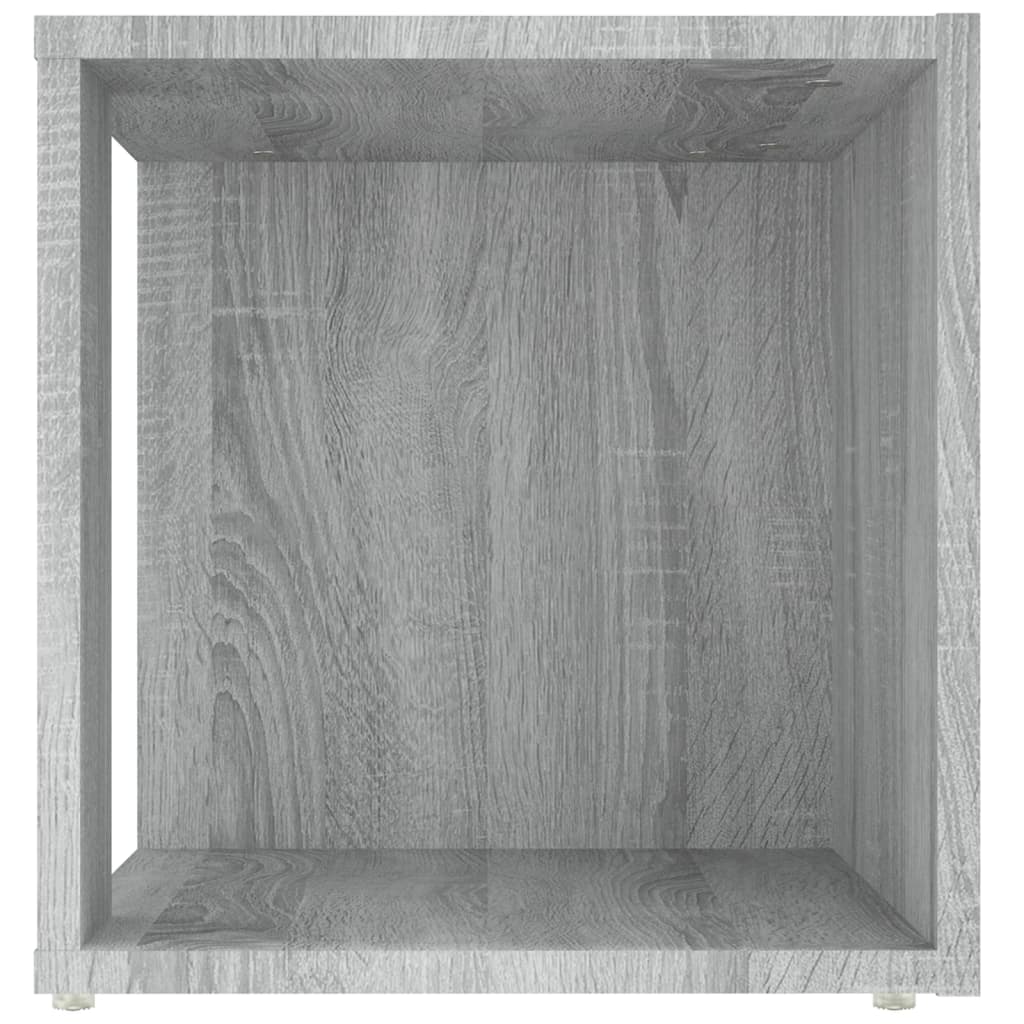 Sidebord Grå Sonoma 33X33X34,5 Cm Konstruert Tre