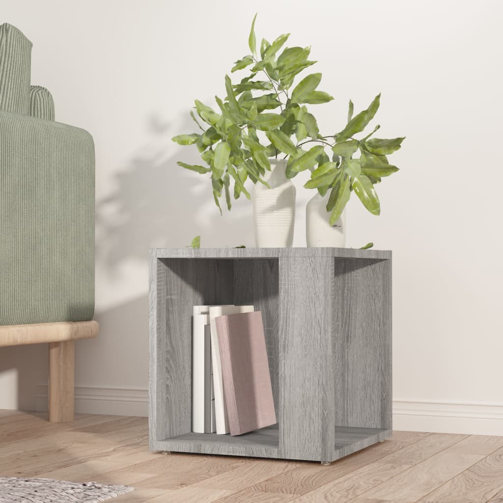 Sidebord Grå Sonoma 33X33X34,5 Cm Konstruert Tre