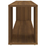 Tv-Benk Brun Eik 100X24X32 Cm Konstruert Tre