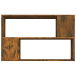 Bokhylle Røkt Eik 100X24X63 Cm Konstruert Tre