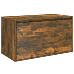 Gangbenk 80X40X45 Cm Røkt Eik Konstruert Tre