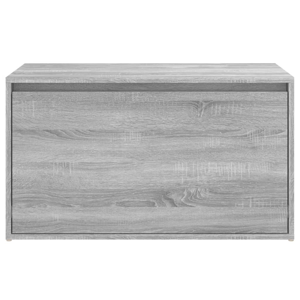 Gangbenk 80X40X45 Cm Grå Sonoma Konstruert Tre