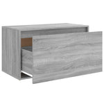 Gangbenk 80X40X45 Cm Grå Sonoma Konstruert Tre