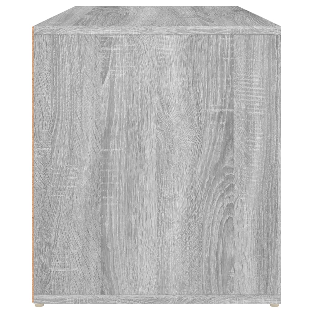 Gangbenk 80X40X45 Cm Grå Sonoma Konstruert Tre