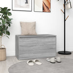Gangbenk 80X40X45 Cm Grå Sonoma Konstruert Tre