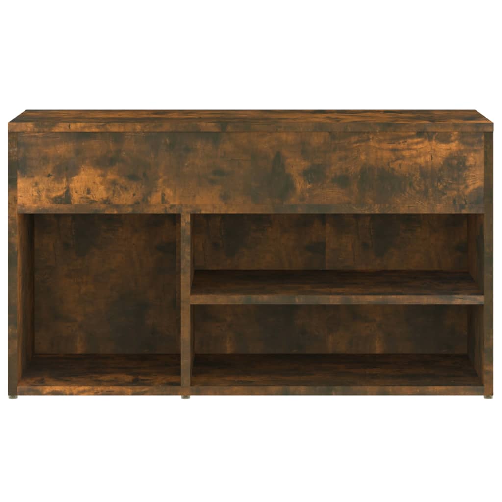 Skobenk Røkt Eik 80X30X45 Cm Konstruert Tre
