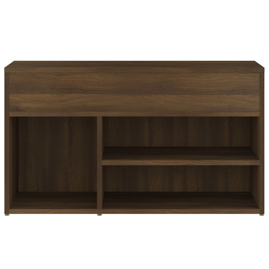 Skobenk Brun Eik 80X30X45 Cm Konstruert Tre